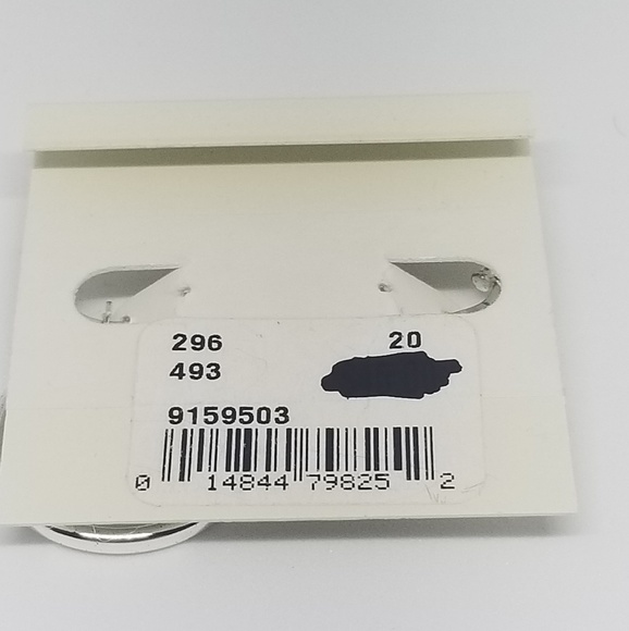 Sterling silver hoop earrings - Picture 4 of 4